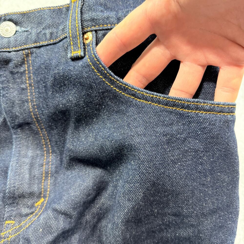 Levi's 517 Men's Boot Cut Jeans Dark Blue W34 L32 100% Cotton - Picture 11 of 15